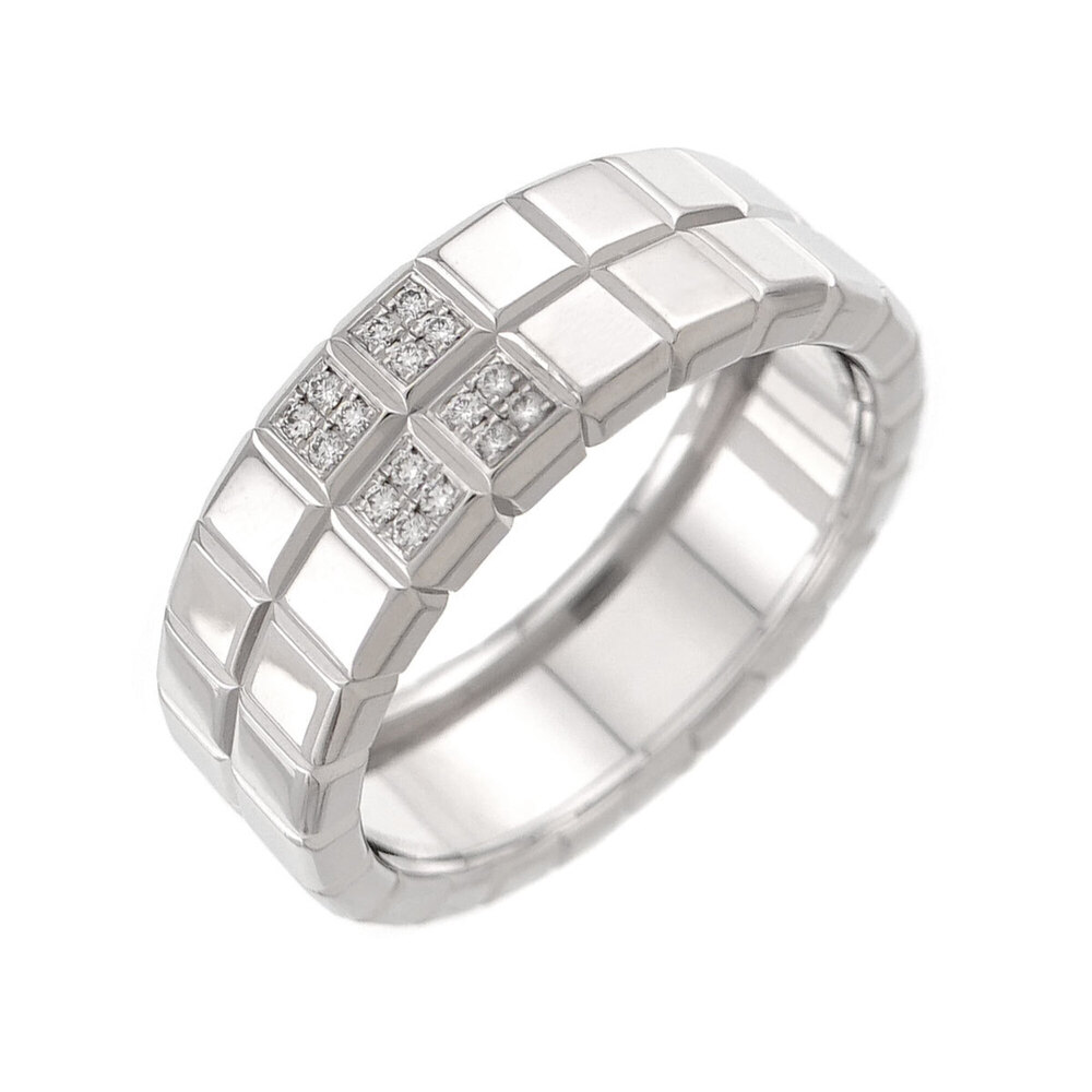 Chopard Ice Cube 2 Ring with Diamonds, 18K White Gold (750)